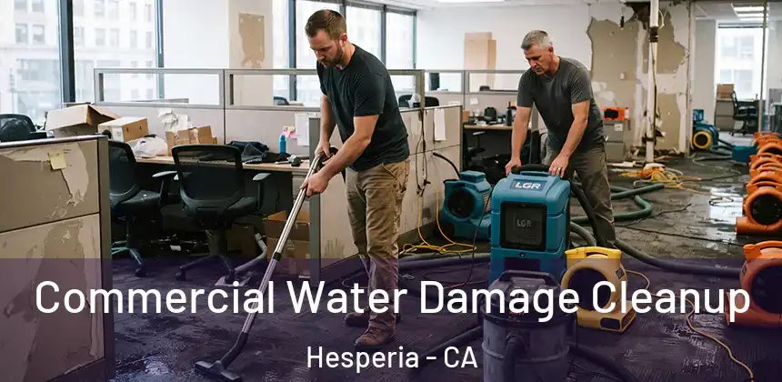 Commercial Water Damage Cleanup Hesperia - CA