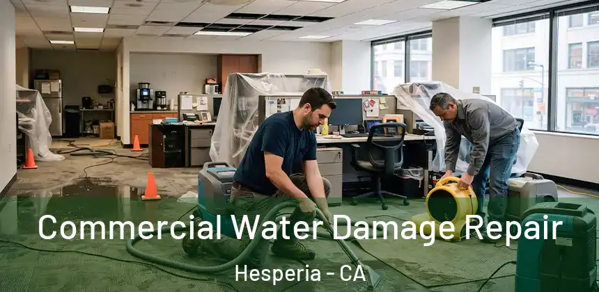  Commercial Water Damage Repair Hesperia - CA