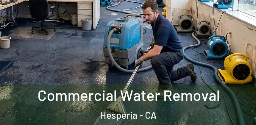 Commercial Water Removal Hesperia - CA