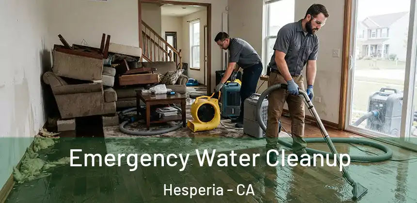 Emergency Water Cleanup Hesperia - CA