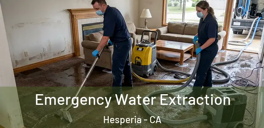  Emergency Water Extraction Hesperia - CA