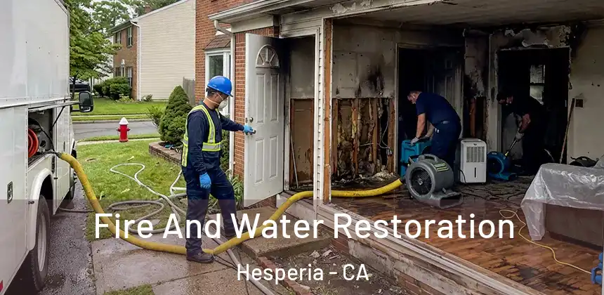 Fire And Water Restoration Hesperia - CA