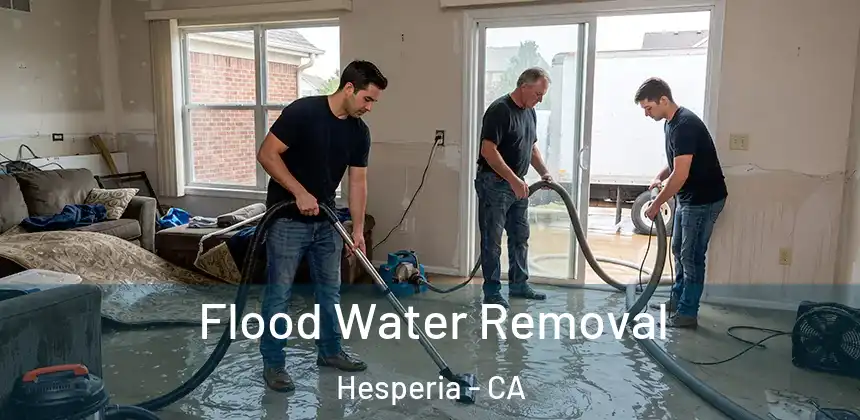 Flood Water Removal Hesperia - CA
