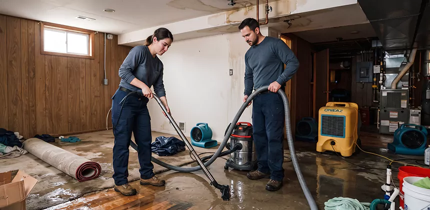 Frozen Pipe Burst Cleanup in Hesperia