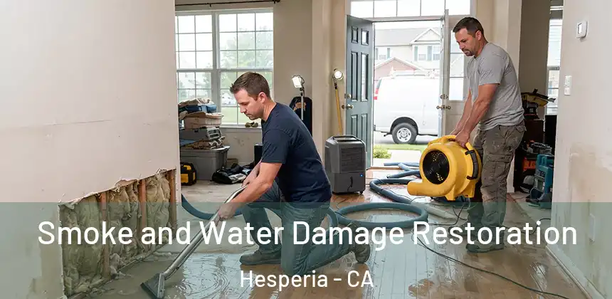 Smoke and Water Damage Restoration Hesperia - CA