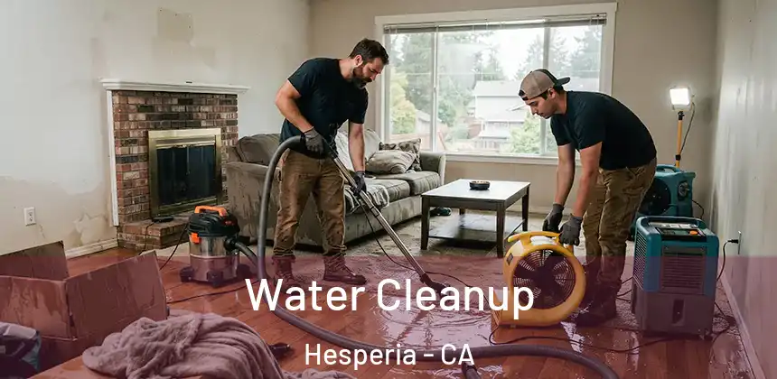 Water Cleanup Hesperia - CA