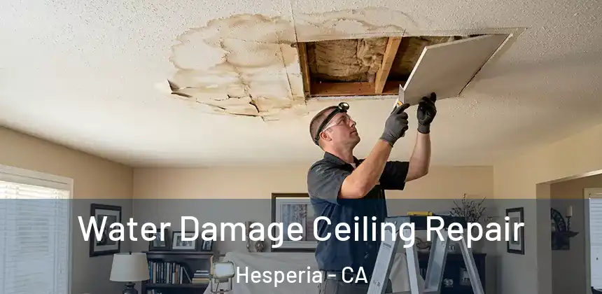 Water Damage Ceiling Repair Hesperia - CA