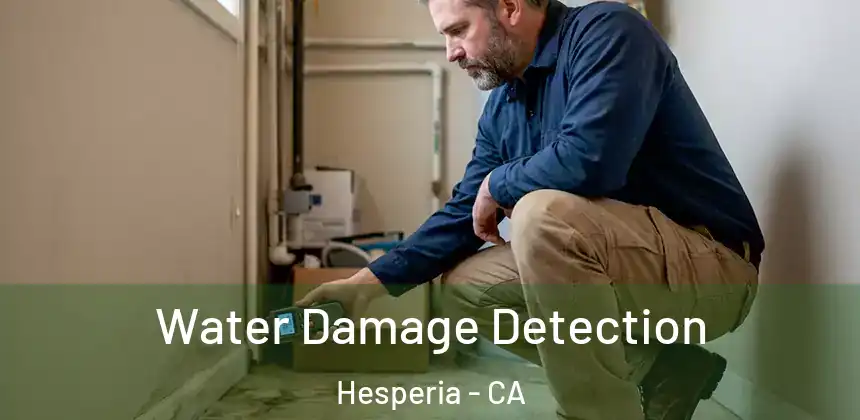 Water Damage Detection Hesperia - CA