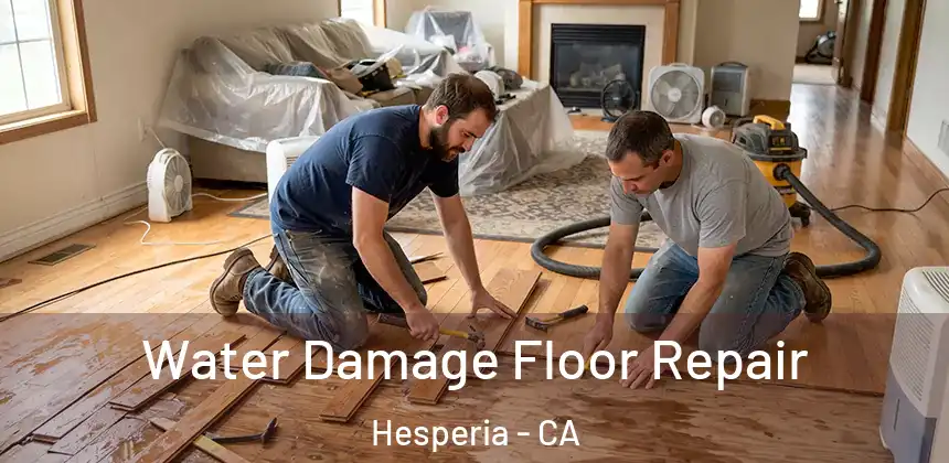 Water Damage Floor Repair Hesperia - CA