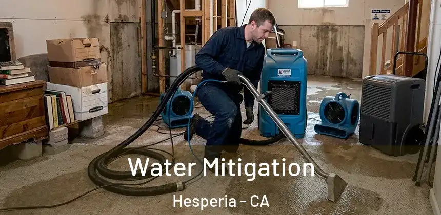 Water Mitigation Hesperia - CA