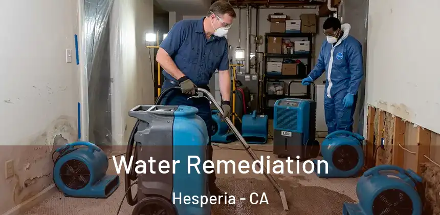 Water Remediation Hesperia - CA