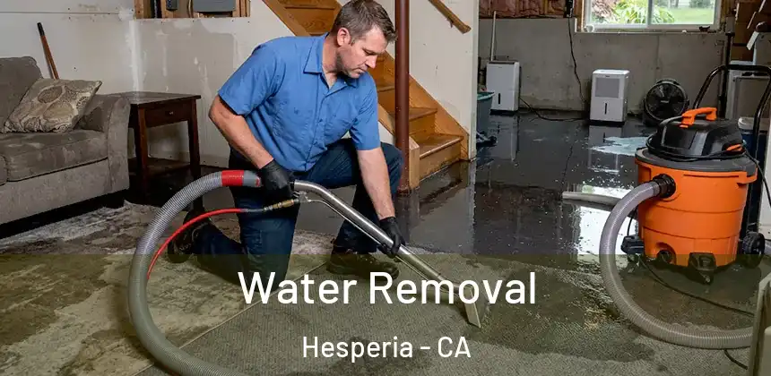 Water Removal Hesperia - CA